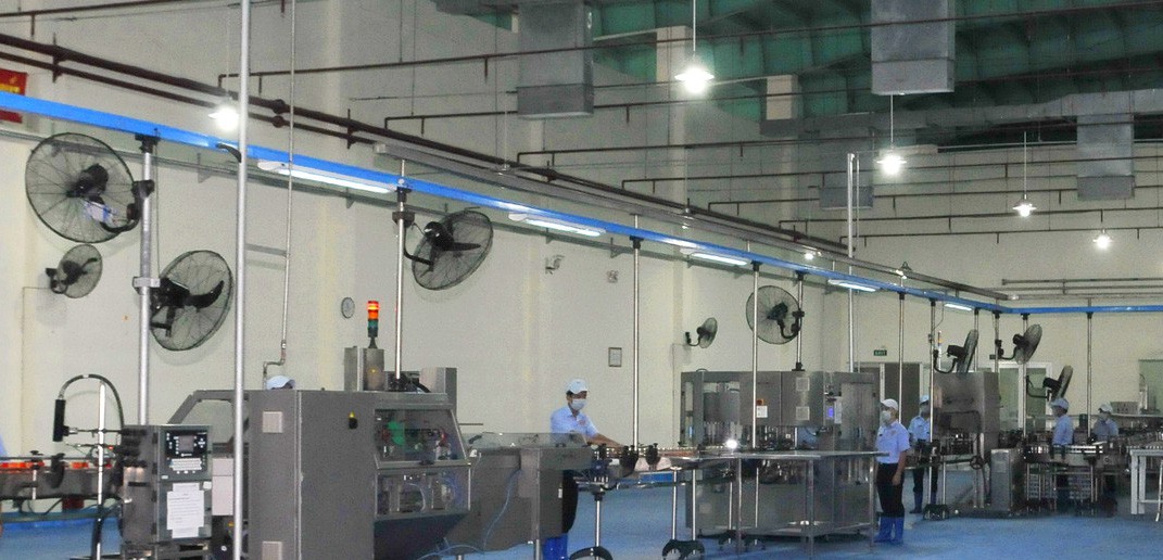 Dây chuyền sản xuất nước yến sào cao cấp Sanest công nghệ Châu Âu.