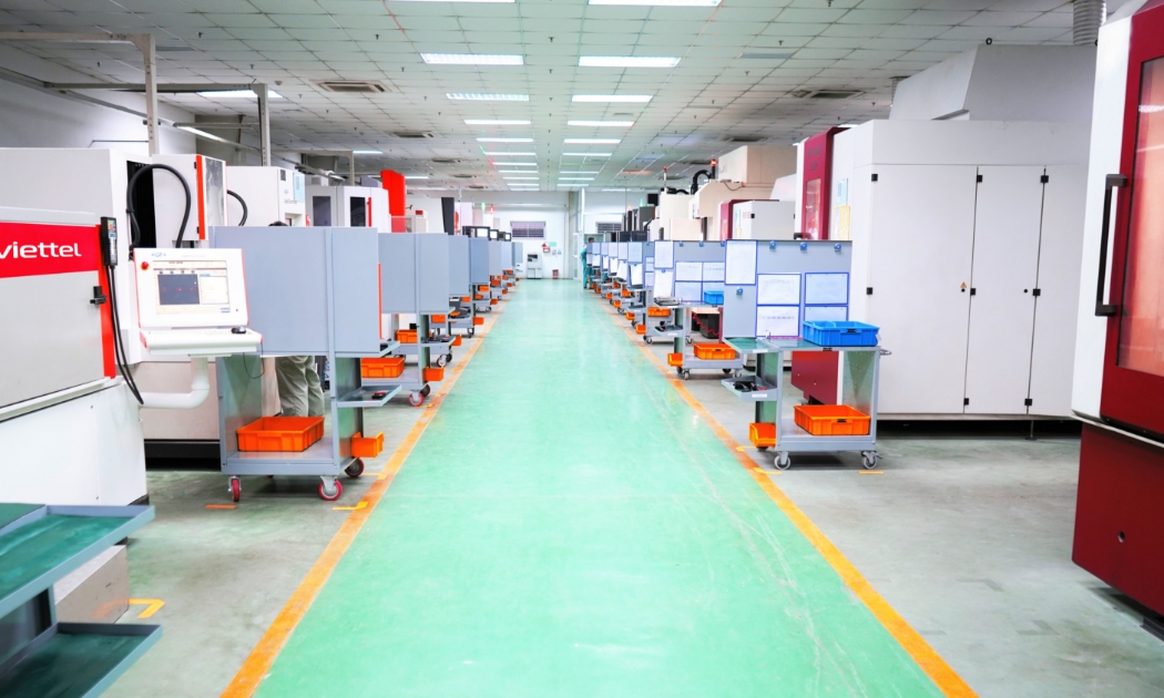 Dây chuyền sản xuất của công ty Thông tin M3.