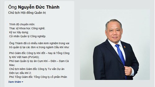 Ông Nguyễn Đức Thành – Chủ tịch Hội đồng Quản trị Công ty Đạm Cà Mau.