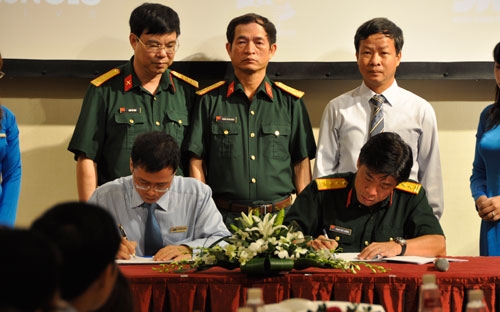 Lễ ký thoả thuận hợp tác giữa hai bên ngày 20/9.<br>