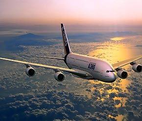Máy bay A380 của Airbus.