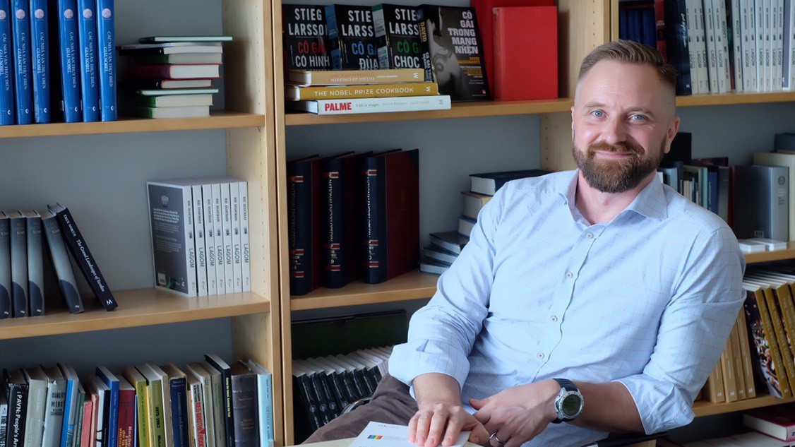 Ông Johan Alvin, Trưởng bộ phận Xúc tiến Thương mại và Kinh tế, Đại sứ quán Thụy Điển tại Việt Nam.