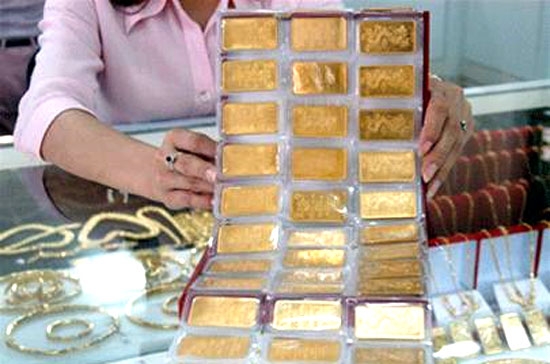 Lực mua vàng miếng có chiều hướng giảm khi giá tăng trở lại.