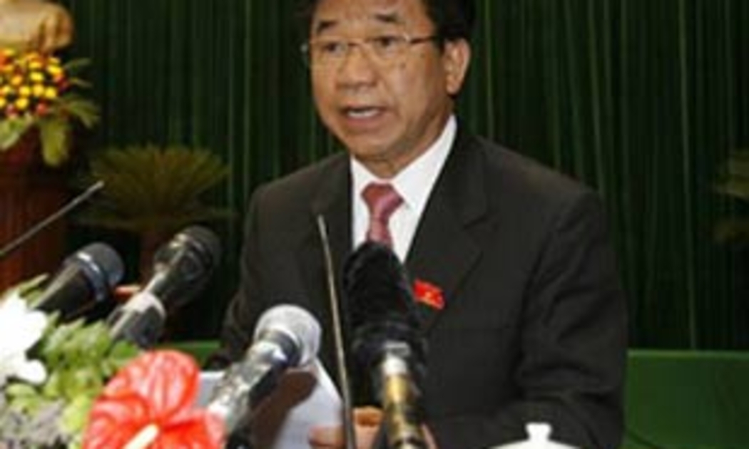 Ông Hà Văn Hiền, Chủ nhiệm Ủy ban Kinh tế của Quốc hội.