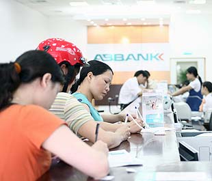 Giao dịch tại ABBank.