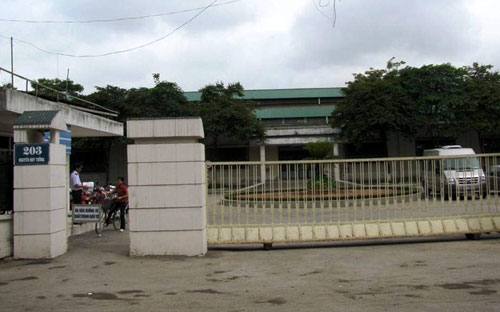 Trụ sở Nhà máy Dệt 19/5.<br>