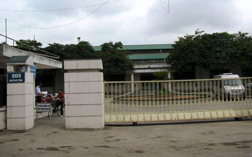 Trụ sở Nhà máy Dệt 19/5.<br>