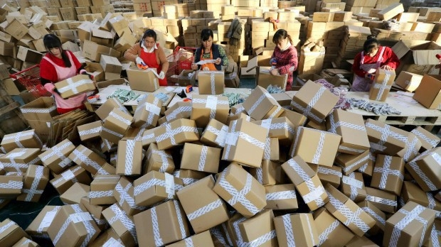 Một nhà kho của Alibaba