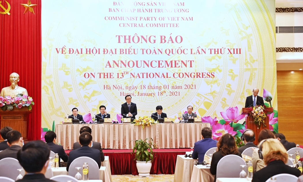 Phiên khai mạc Đại hội Đảng lần thứ XIII sẽ diễn ra vào 08h00 sáng ngày 26/01/2021.