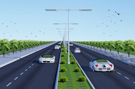 Bản vẽ phối cảnh của dự án.
