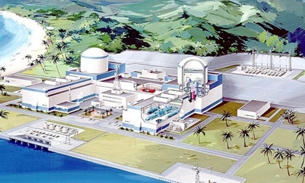 Mô hình thiết kế dự án điện hạt nhân Ninh Thuận.