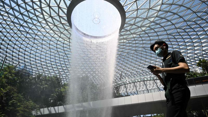 Sân bay Changi, Singapore - Ảnh: AP