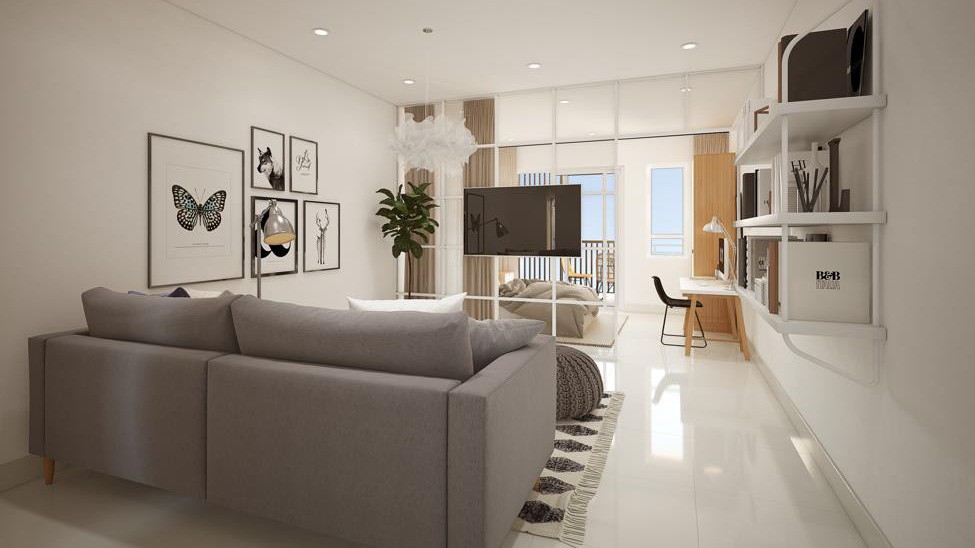 Khách hàng được tặng trọn bộ nội thất khi mua căn Studio trong ngày 24 - 25/3.