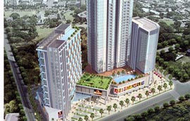 Phối cảnh tổng thể dự án.