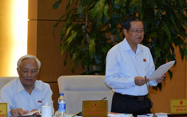 Phó chủ tịch Quốc hội Đỗ Bá Tỵ.