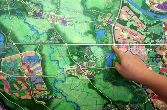 Trục Hồ Tây - Ba Vì chưa nhận được sự đồng thuận của Vusta - Ảnh: Việt Hưng.