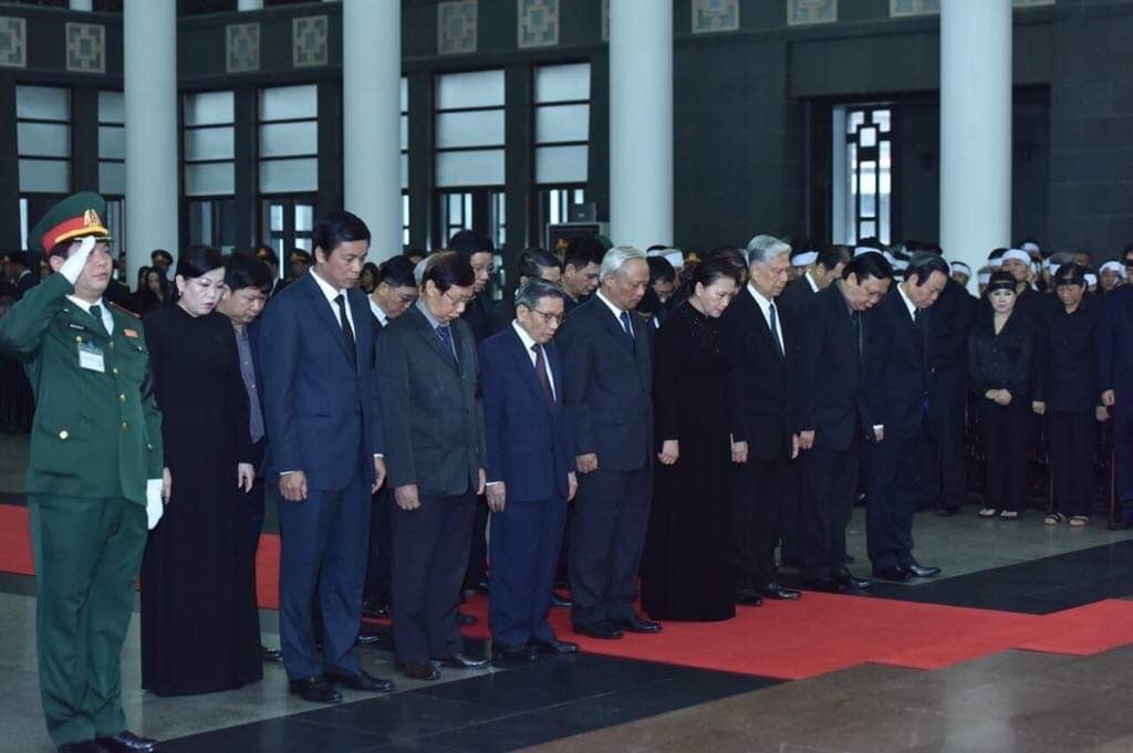 Lễ viếng nguyên Chủ tịch nước Lê Đức Anh - Ảnh 3.