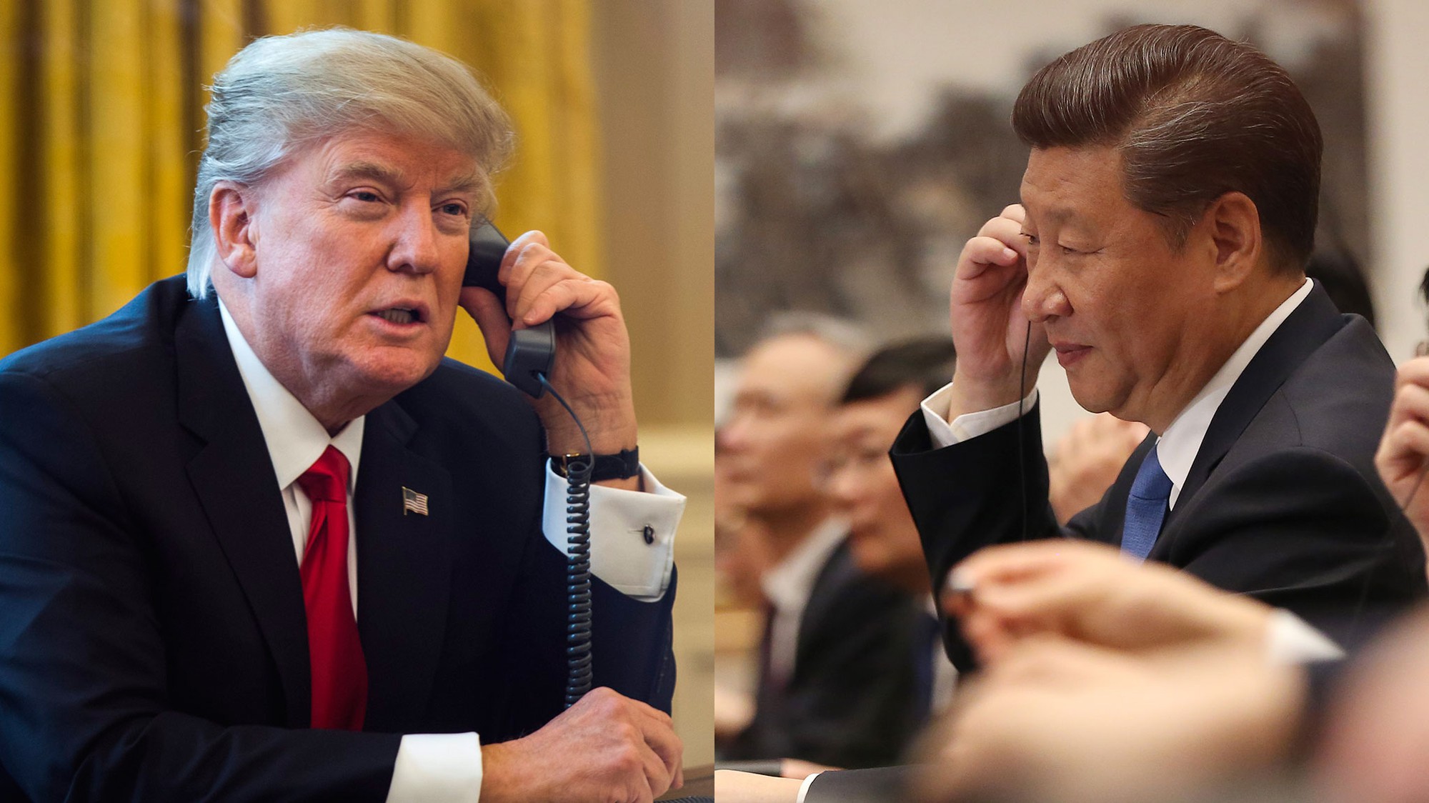 Tổng thống Mỹ Donald Trump (trái) và Chủ tịch Trung Quốc Tập Cận Bình - Ảnh: Duran.