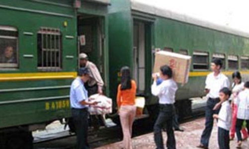 Vé tàu Nam - Bắc dịp tết có thể tăng giá từ 25 - 30%
