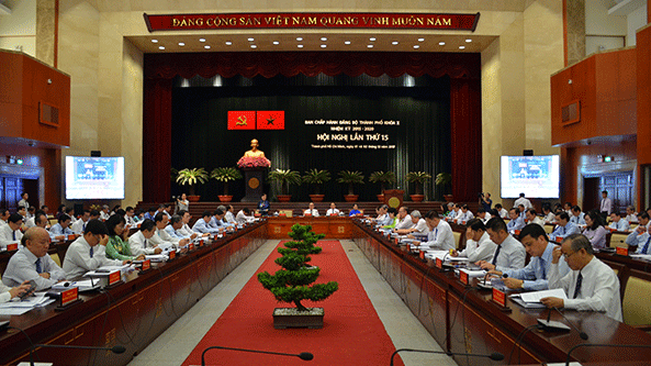 Hội nghị lần thứ 15 Ban Chấp hành Đảng bộ Tp. HCM khóa 10 nhiệm kỳ 2015 - 2020 .