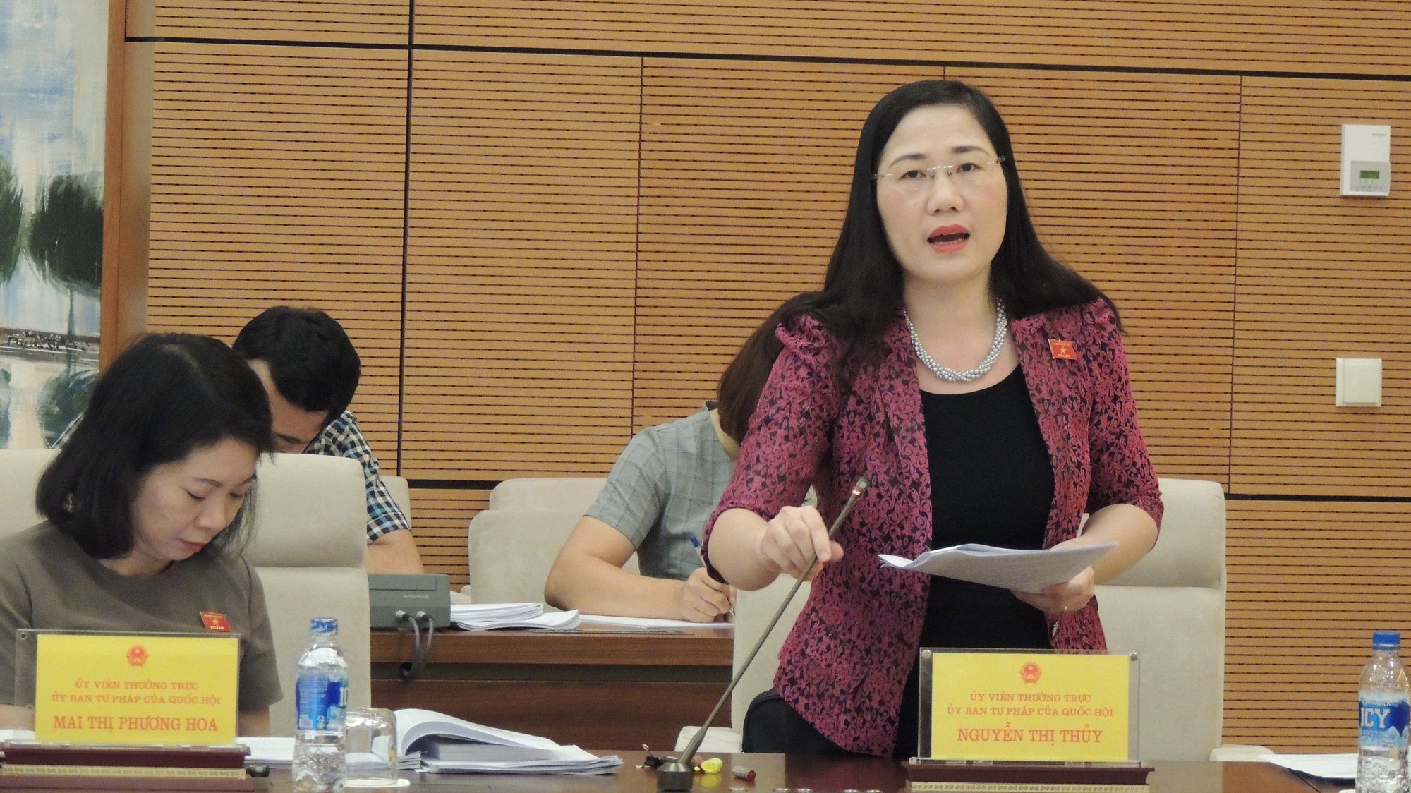 Đại biểu Nguyễn Thị Thuỷ "đòi" địa chỉ chống tham nhũng chưa tốt.