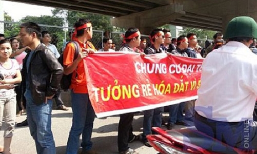 Yêu cầu báo cáo tranh chấp tại chung cư Đại Thanh