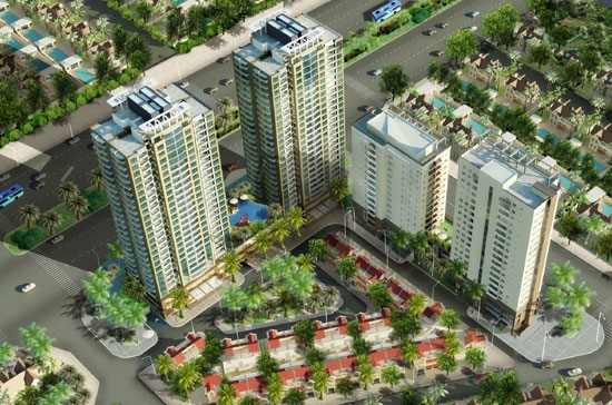 Phối cảnh dự án CT2A Tay Ho Residence.