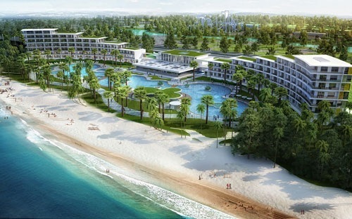 Một dự án bất động sản du lịch, nghỉ dưỡng của FLC tại Sầm Sơn, Thanh Hóa.<br>