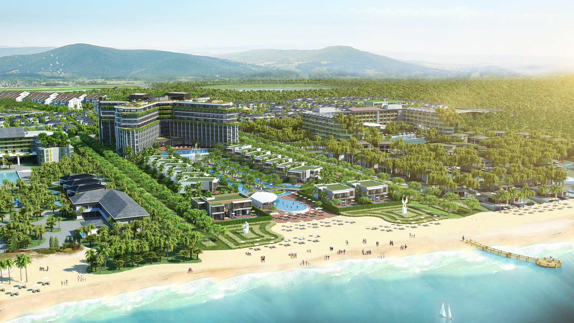 Phối cảnh dự án condotel Best Western Premier Sonasea Phu Quoc.