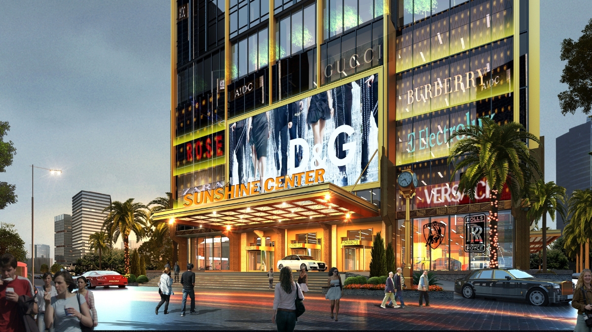 Sunshine Center là dự án tổ hợp trung tâm thương mại, văn phòng cao cấp và căn hộ hạng sang.