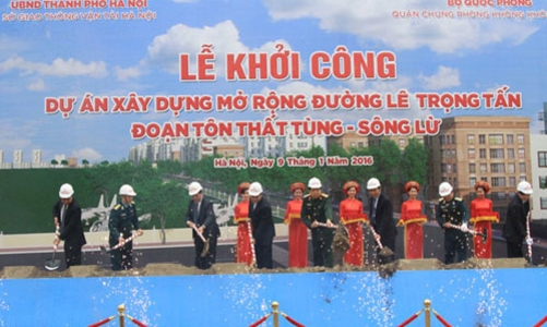 Hà Nội chi gần 230 tỷ mở rộng 1,5km đường Lê Trọng Tấn