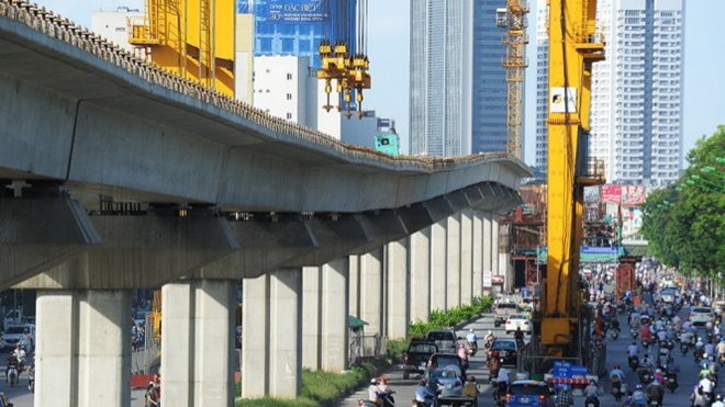 Dự án đường sắt đô thị Cát Linh – Hà Đông xin lùi mốc về đích vào cuối năm 2018.