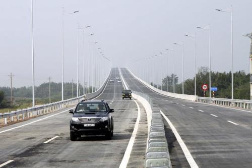 Một đoạn đường vành đai 2 chưa được khép kín.