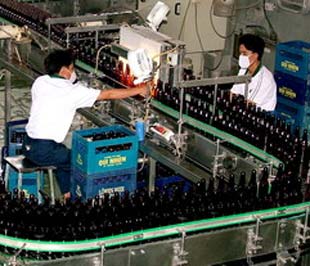 Sản xuất tại Sabeco.