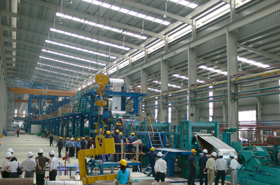 Nhà máy Tôn Hoa Sen Phú Mỹ.