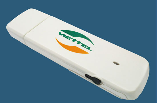 Mẫu thiết bị USB 3G Modem của Viettel.