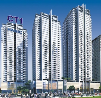 Toà nhà 35 tầng CT1 do SHN hợp tác đầu tư với Công ty Cổ phần Đầu tư Hải Phát thuộc tổ hợp cao cấp The Pride.