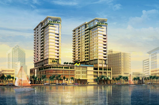 Hình ảnh phối cảnh khu Nha Trang Center.