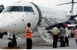 Air Mekong sẽ sử dụng máy bay Bombardier loại CRJ-900 để phục vụ hành khách.