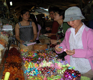 Bước sang những ngày chuẩn bị cho Tết về tổng thể giá cả không biến động nhiều.