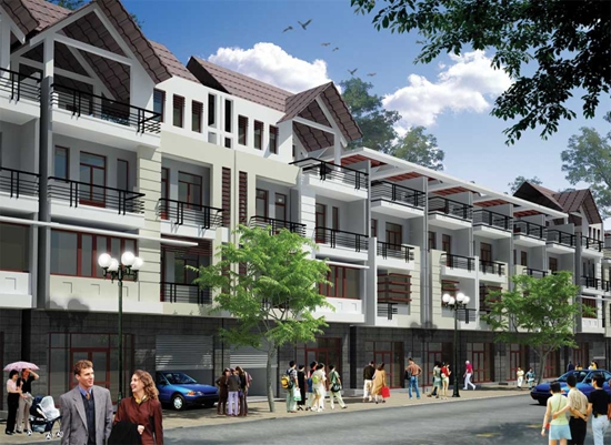 Phối cảnh dự án Khu dân cư 12,5ha tại phường Hiệp Thành, Quận 12, Tp.HCM.