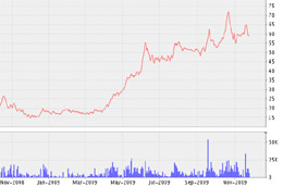 Biểu đồ diến biến giá cổ phiếu BHV từ tháng 11/2008 đến nay - Nguồn: VNDS.