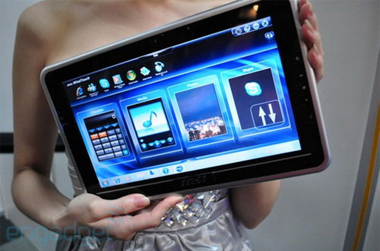 WindPad 100 có màn hình 10 inch - Ảnh: Engadget.