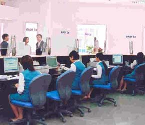 Giao dịch tại Habubank.