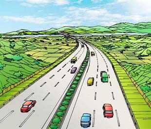 Bản phác thảo đoạn Hà Nội - Việt Trì - Yên Bái, dự án đường cao tốc Hà Nội - Lào Cai