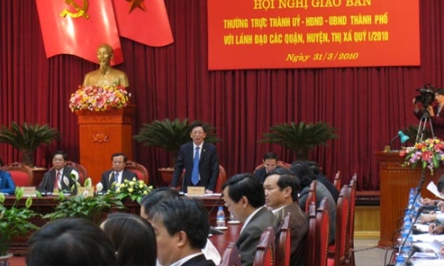 GDP quý 1/2010 của Hà Nội tăng 8,7%