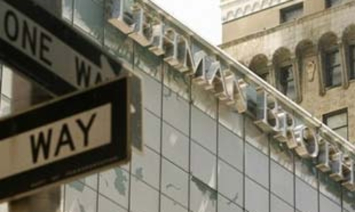 Lehman Brothers đẩy Phố Wall ngập trong sắc đỏ
