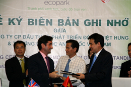 Lễ ký hợp tác giữa hai bên ngày 11/5.
