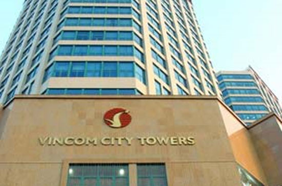 Tòa tháp Vincom City tại Hà Nội.