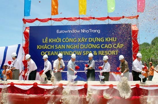Lễ khởi công dự án.